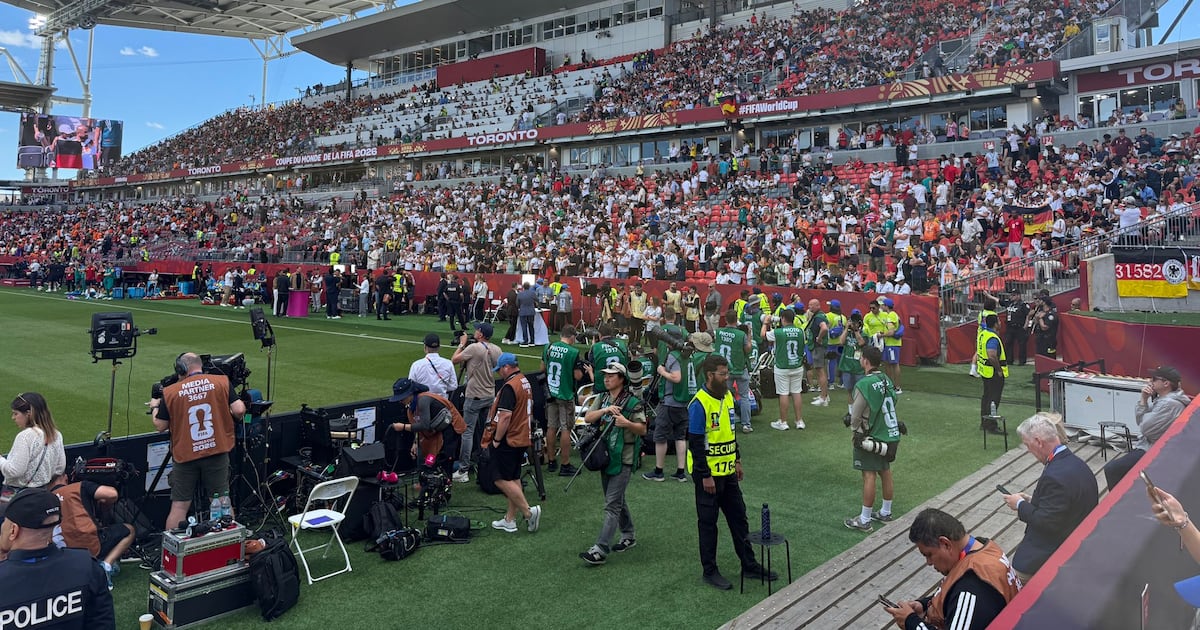 About 5,000 Germany soccer fans marched to Toronto Stadium ahead of city’s third World Cup match. Live updates here - CTV News