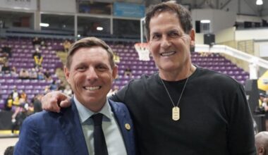 Billionaire Honey Badger owner Mark Cuban comes to Brampton for team's first 2026 defeat