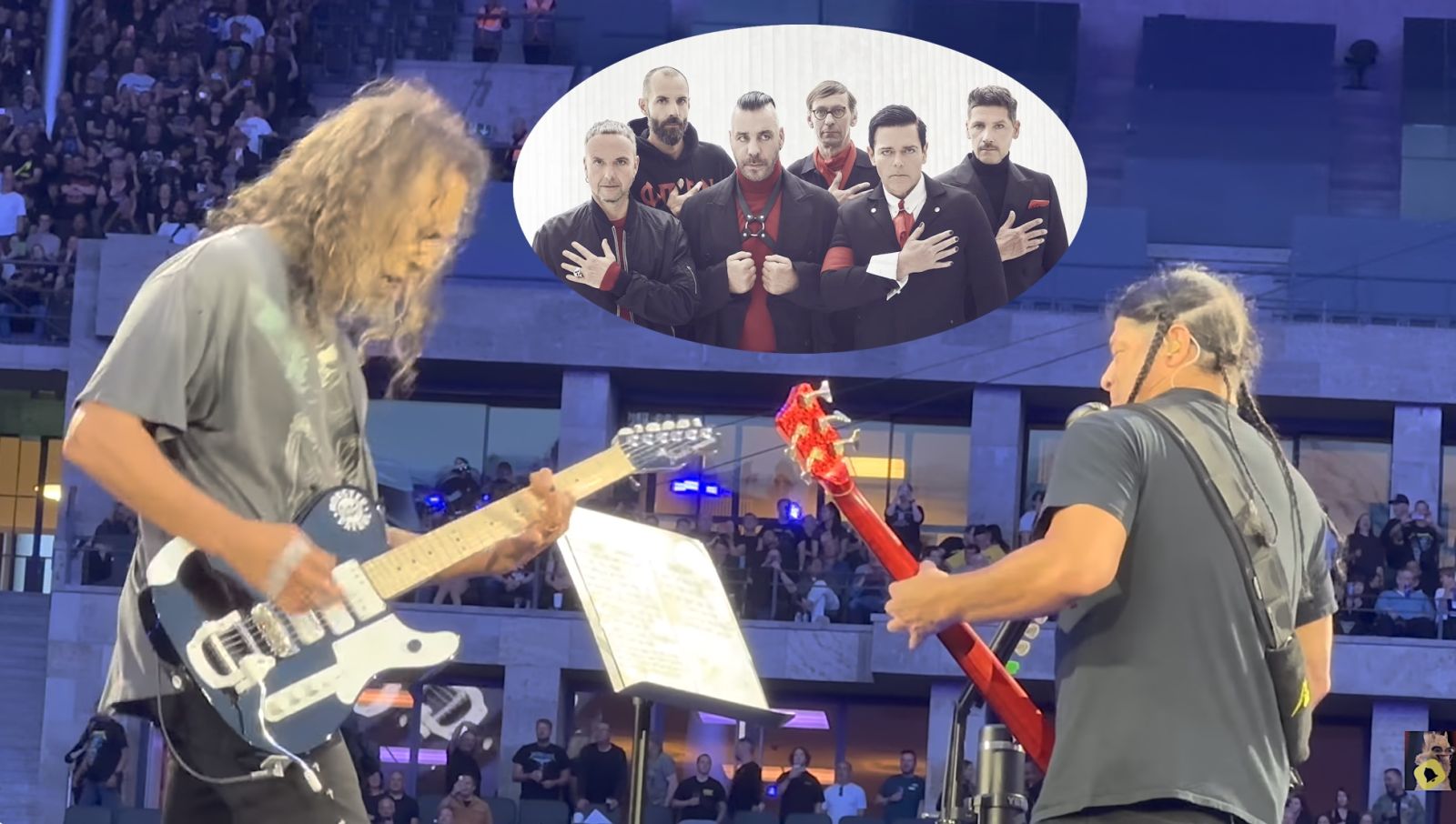 Metallica Cover Rammstein's "Sonne" in Berlin