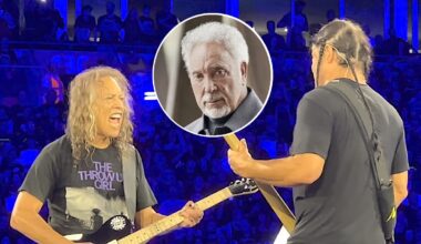 Metallica Cover Tom Jones "Delilah" in Stadium Where It Is Banned