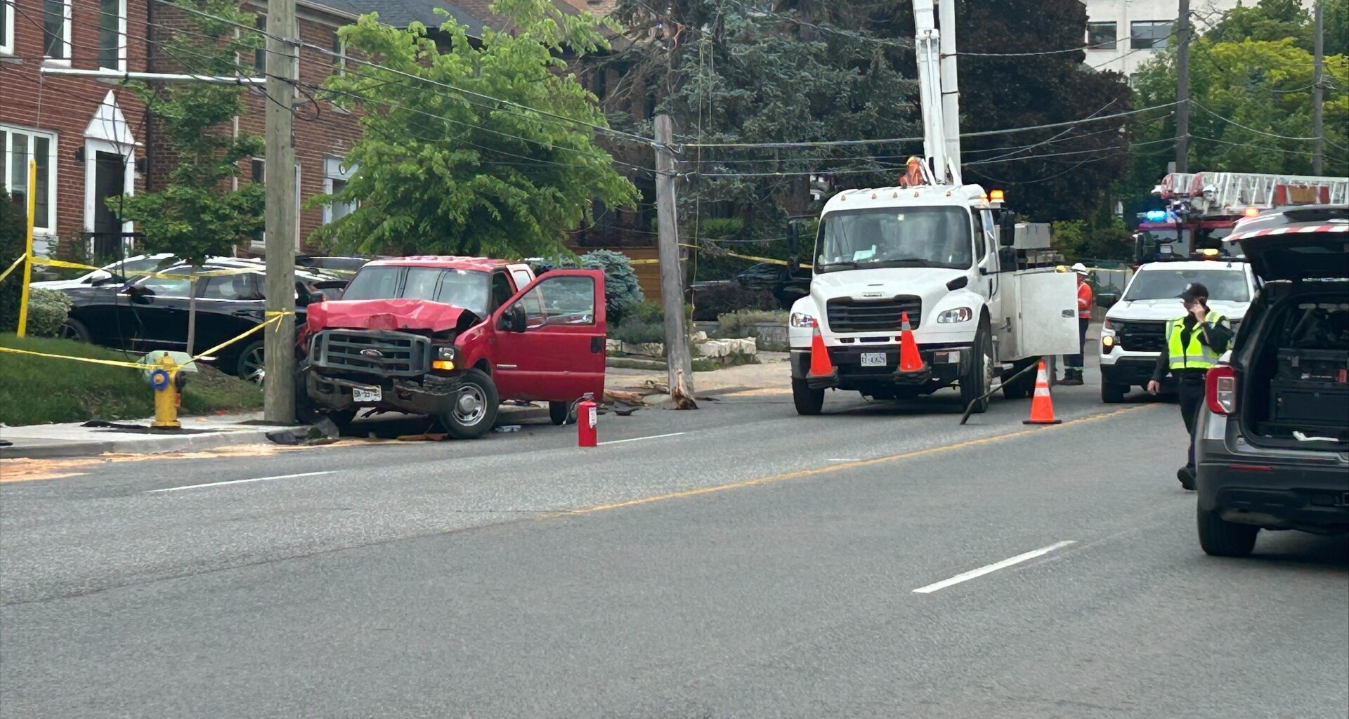 Driver charged in midtown Toronto crash that injured toddler, man