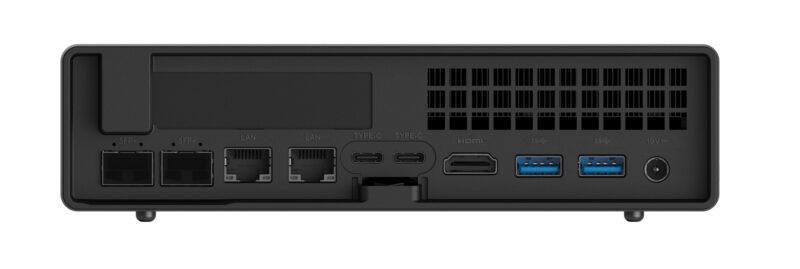 Minisforum MS 03 Rear No Cables