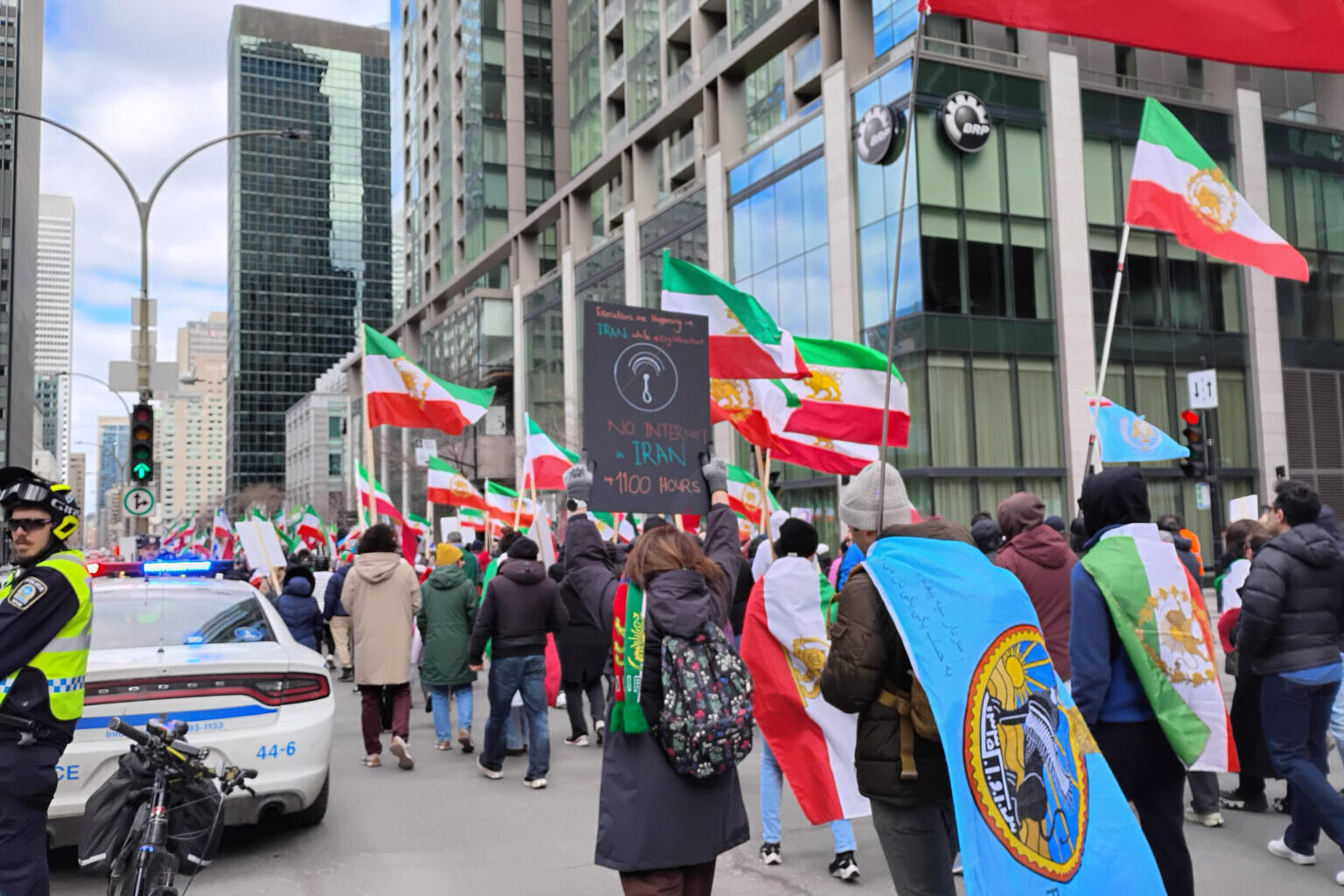Iranian Monarchists Rally in Montreal Against Ottawa’s Potential Diplomatic Reopening with Tehran