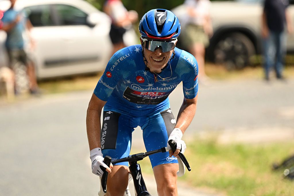 Demi Vollering (FDJ United - SUEZ) attacks during stage 9 of the 2026 Giro d'Italia Women 2026 - Stage 9 a 145km stage from Saluzzo to Saluzzo, Italy. (Photo by Luc Claessen/Getty Images)