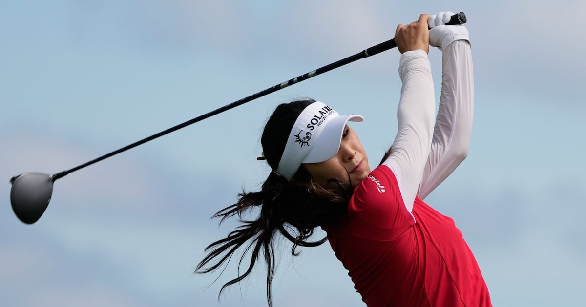 Ina Yoon opens the Women's PGA Championship at Hazeltine with a record-tying 63