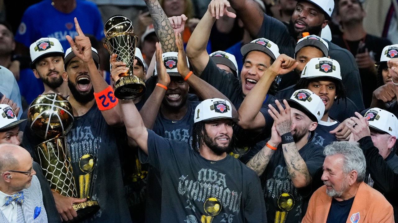 Knicks take over The Tonight Show after winning NBA championship