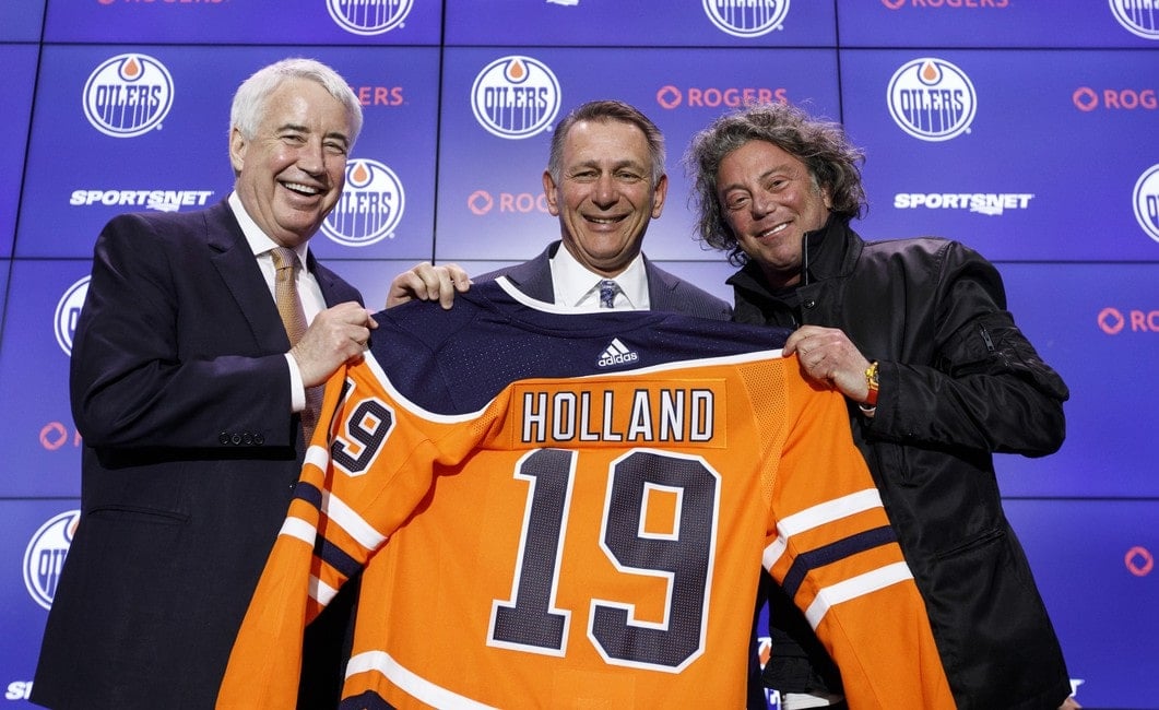 Bob Nicholson, Ken Holland, Daryl Katz