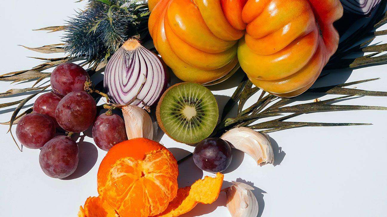 Assortment of fruits and vegetables