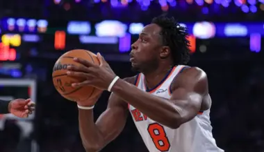 OG Anunoby is glad to be back and finally playing in the NBA Finals after seven years image