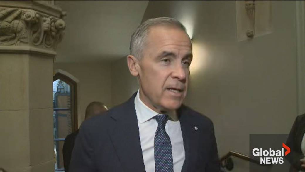 Click to play video: '‘Symbol of cooperation’: Carney lauds long-awaited opening of Gordie Howe bridge'