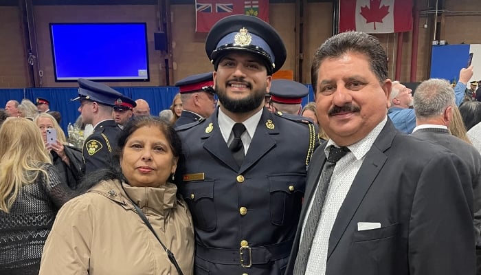 Emotional funeral held in Mississauga for slain OPP Const. Tarun Bali