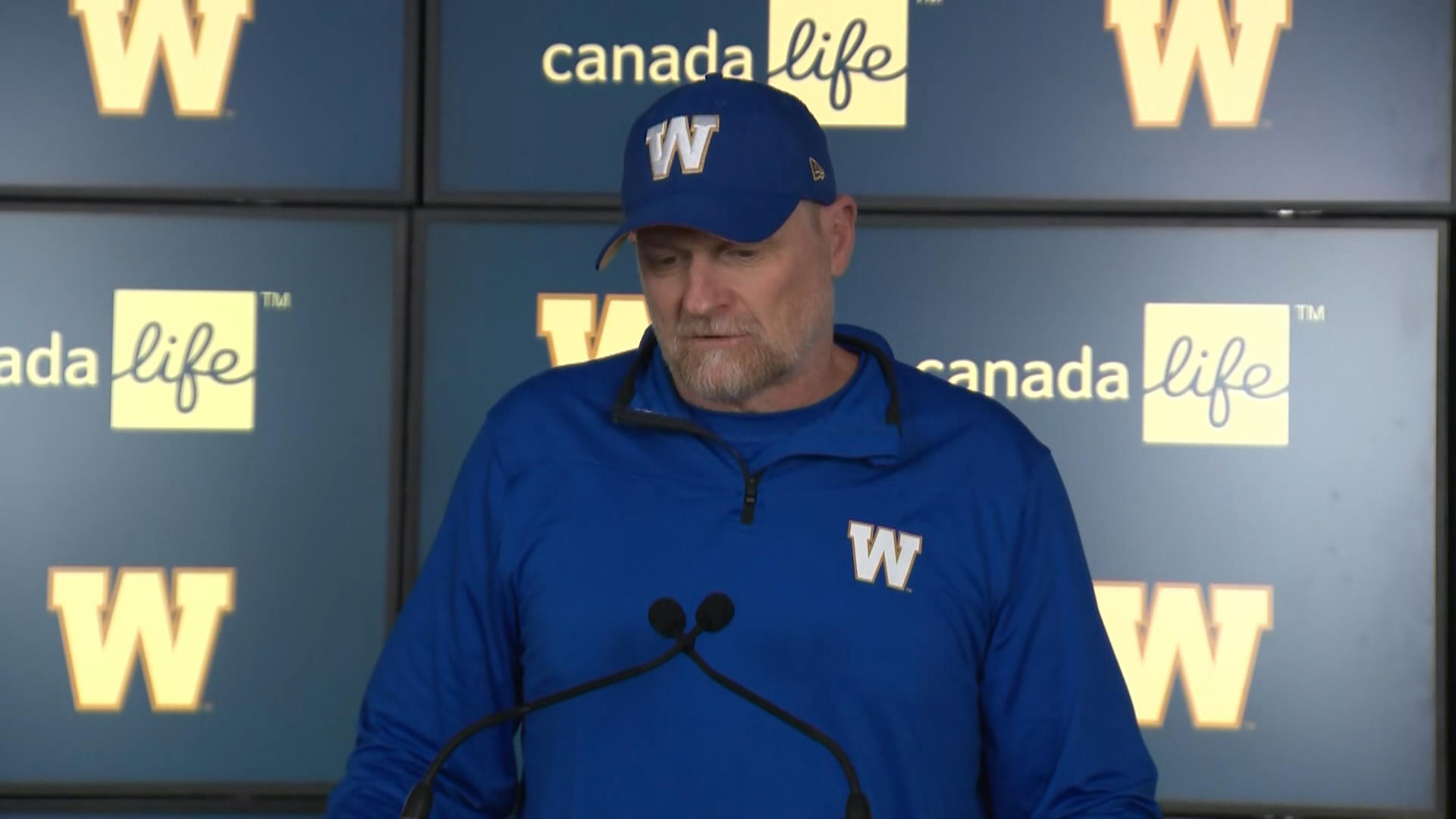 Click to play video: 'RAW: Blue Bombers Mike O’Shea Interview – June 11'