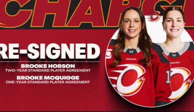 OTTAWA CHARGE RE-SIGN PAIR OF BROOKES, HOBSON AND MCQUIGGE | PWHL