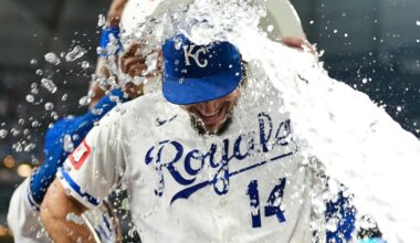 Jac Caglianone homers twice for the Kansas City Royals in a 5-3 win over the Texas Rangers