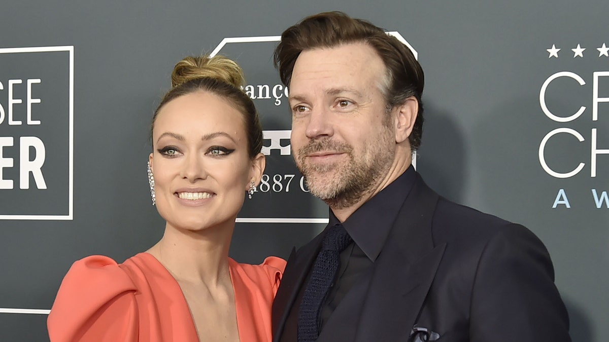 Olivia Wilde and Jason Sudeikis arriving at the 25th Annual Critics' Choice Awards in Santa Monica, California.