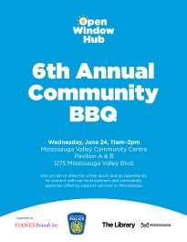 a small graphic of a poster for the open window hub barbecue event that links to the full, larger image file.