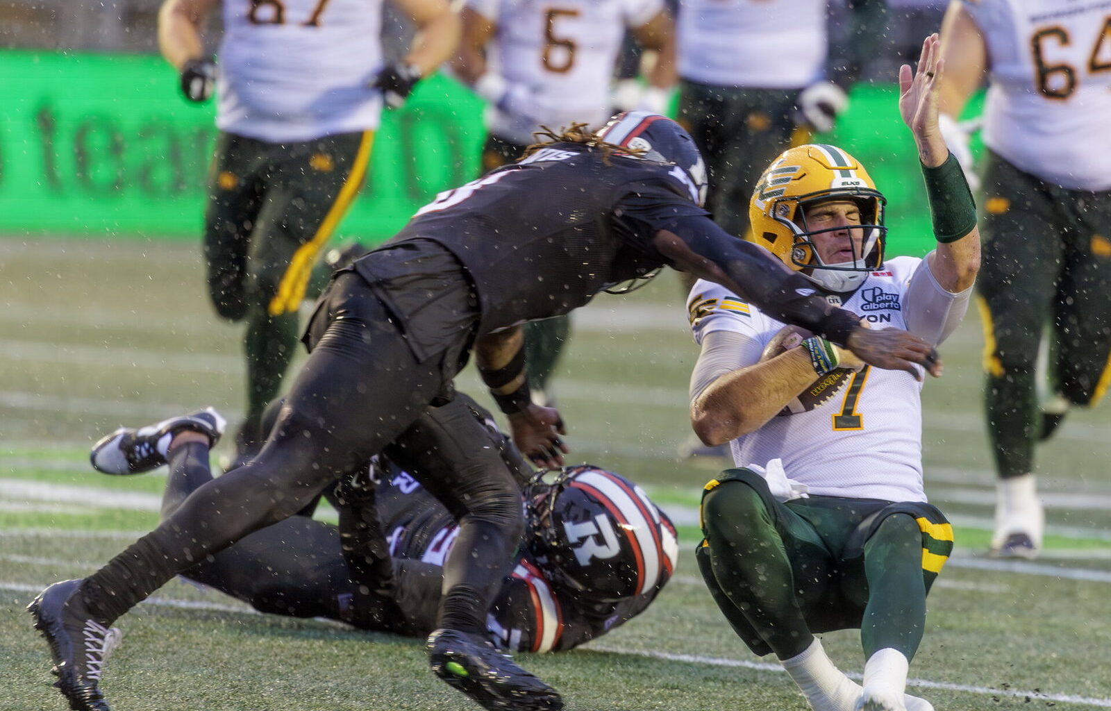 CJ Reavis, Cody Fajardo, hit to the head