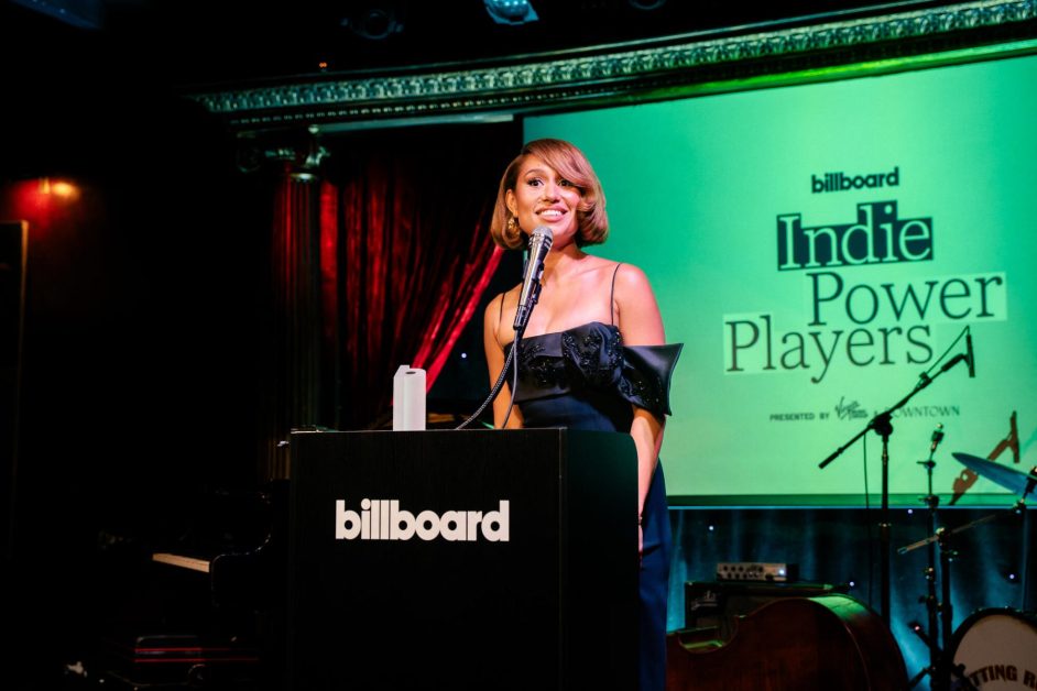 Raye at the Billboard Indie Power Players 2026 held at The Cutting Room NYC on June 09, 2026 in New York, New York.