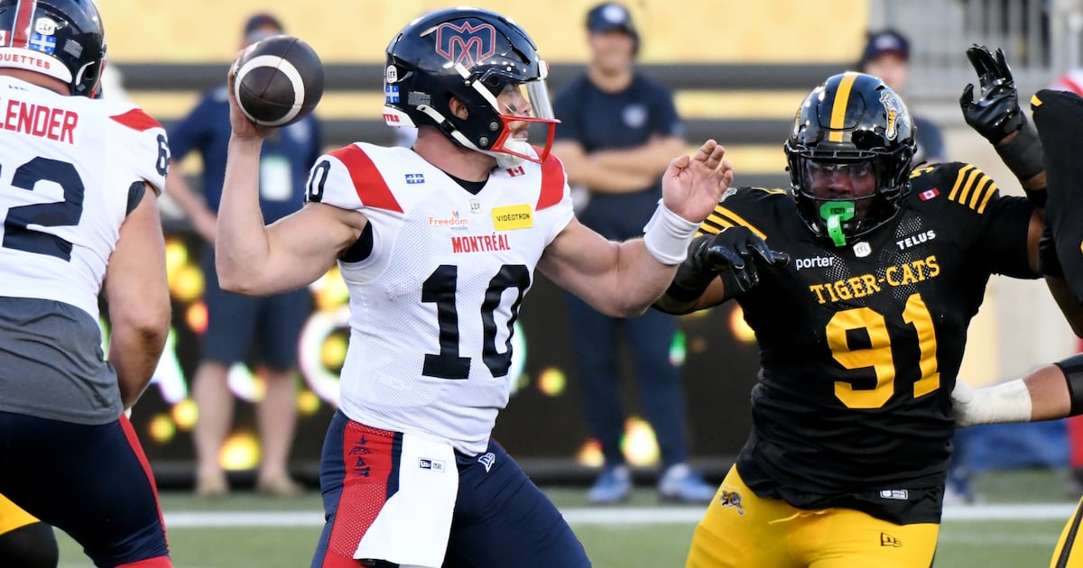 Jose Maltos Diaz's 17-yard field goal earns Montreal Alouettes OT win over Hamilton Tiger-Cats