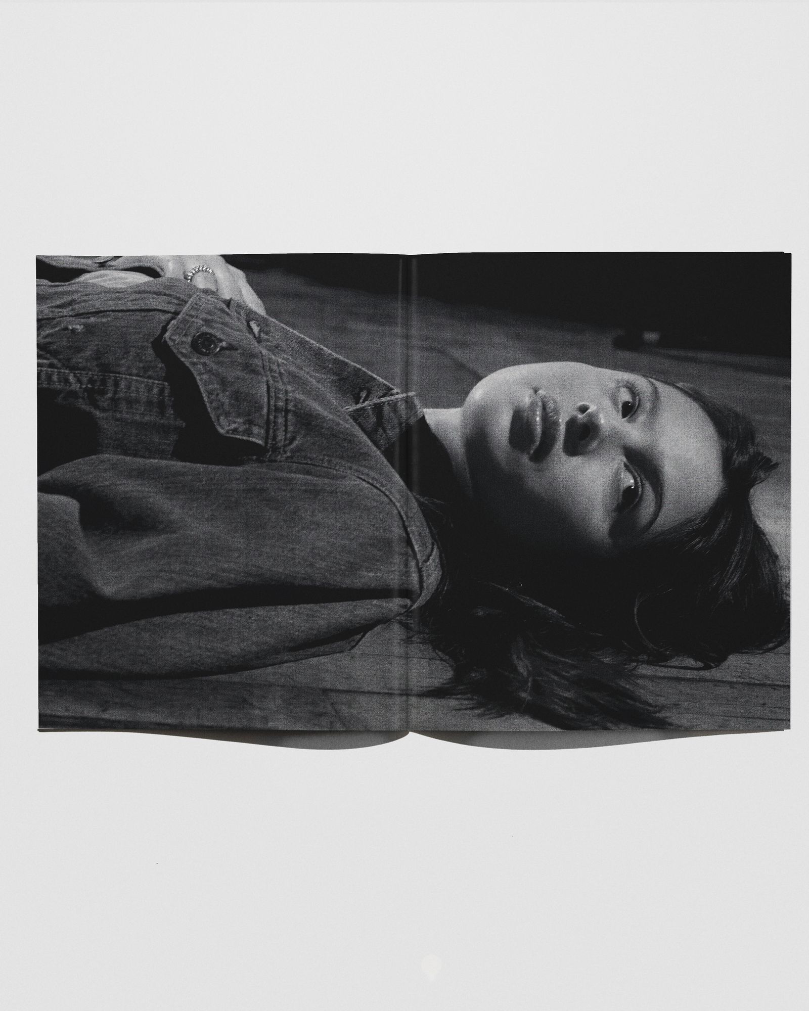 Image may contain Azra Akın Face Head Person Photography Portrait Clothing Pants and Sleeping