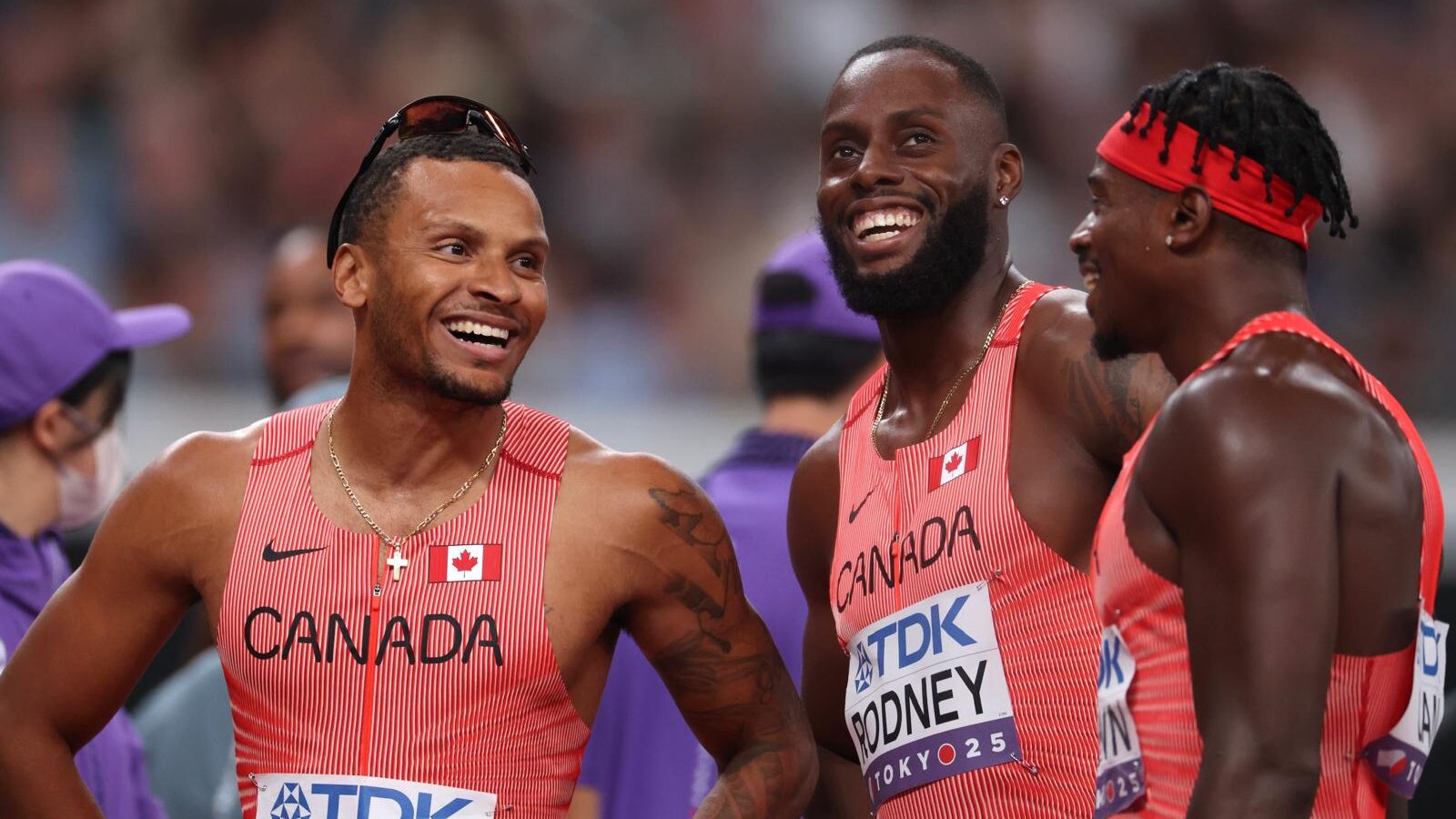 Andre De Grasse, Brendon Rodney