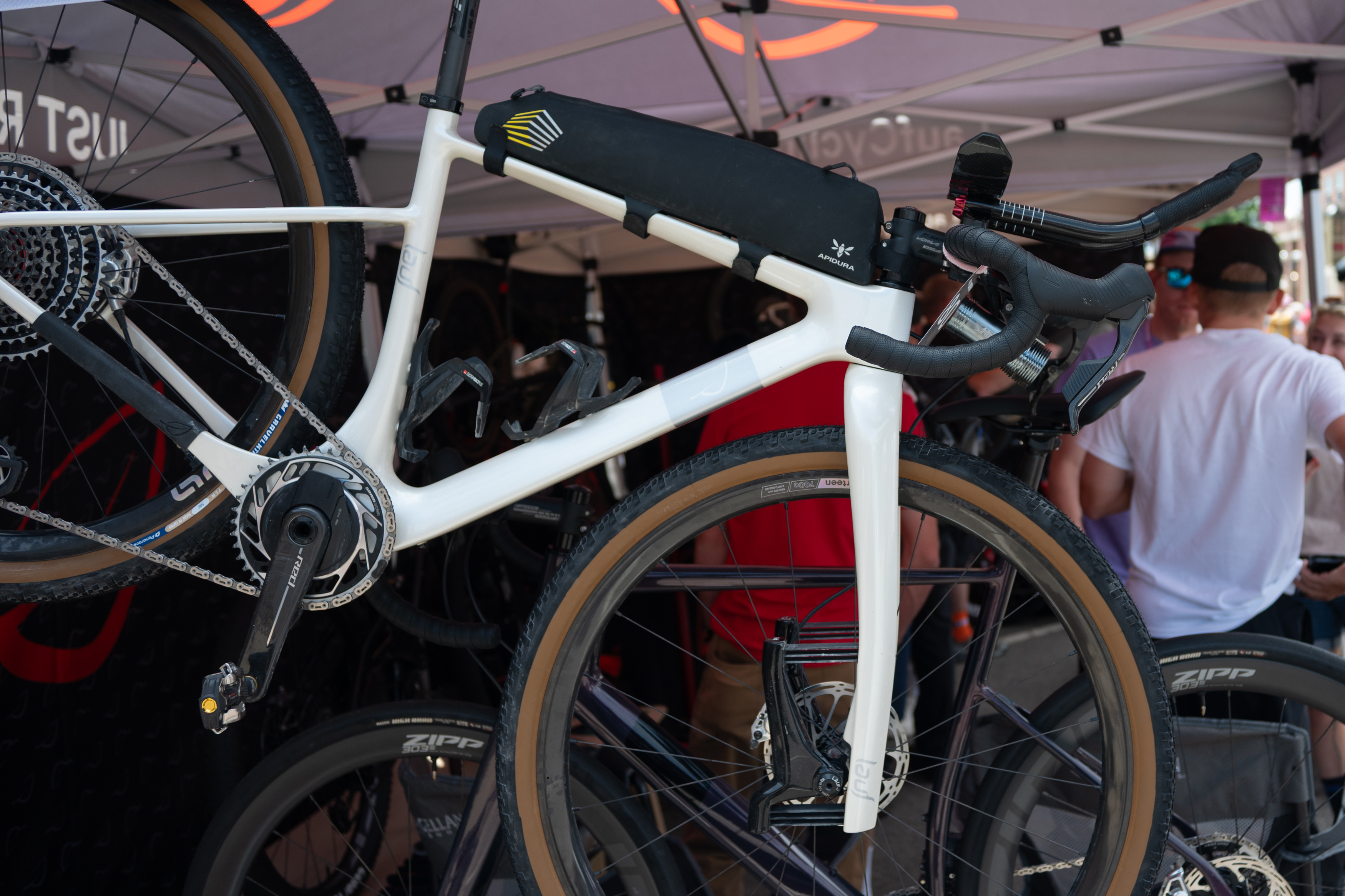 Photos of the tech found at the Unbound Gravel Expo