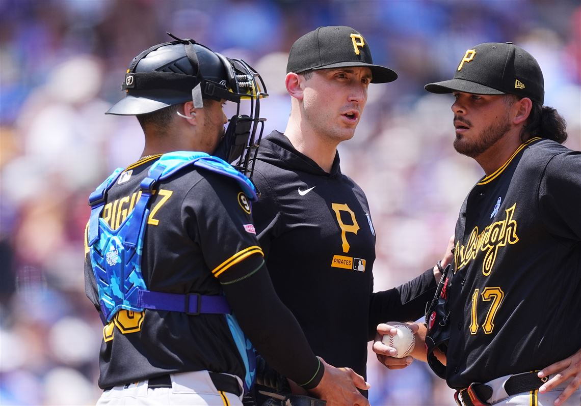 Jared Jones hit in the elbow by a liner as the Pirates narrowly avoid a sweep in Colorado