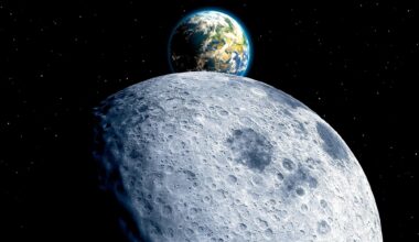 Planet Earth Behind Far Side of Moon