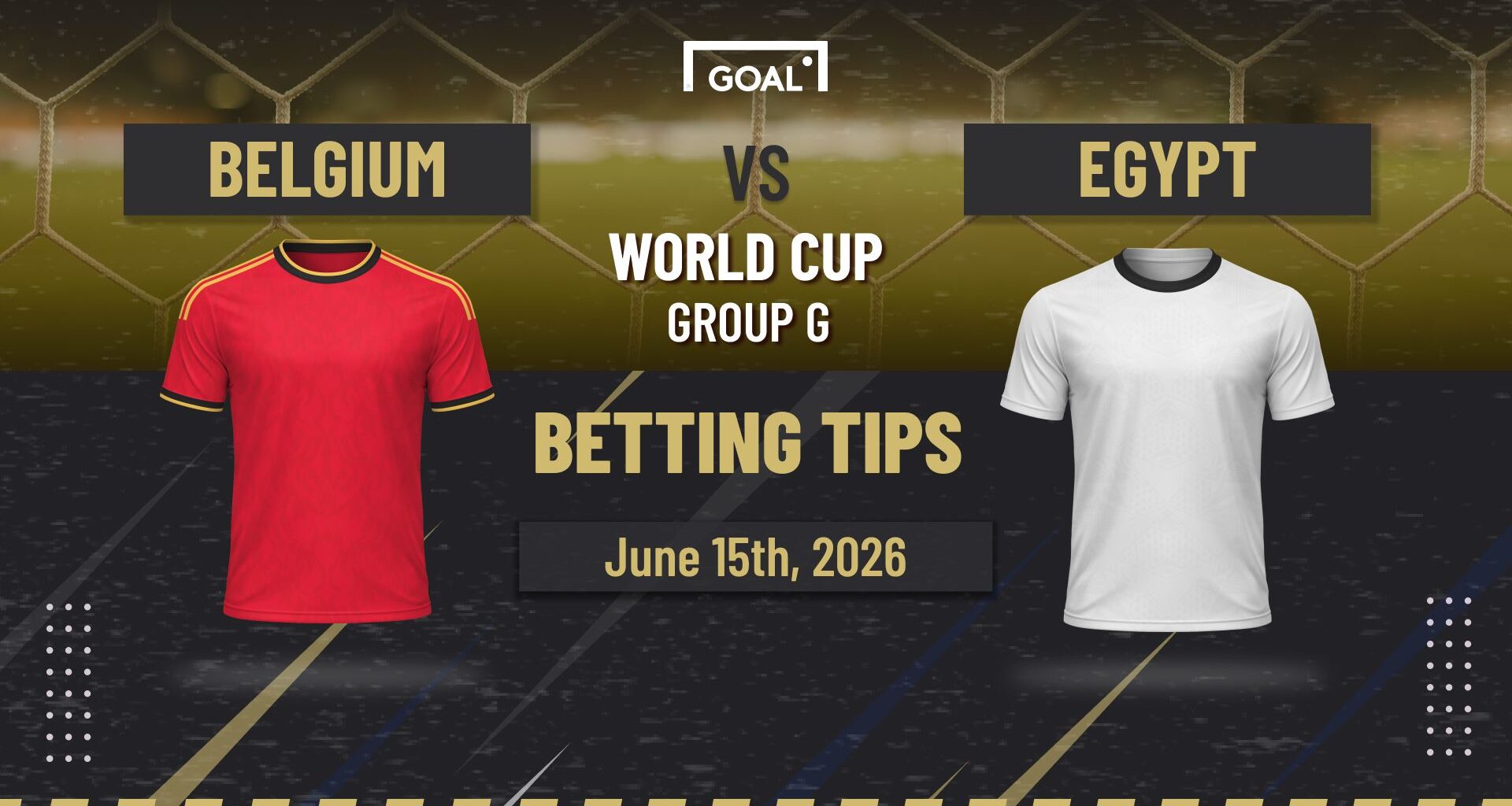 Predictions Belgium vs Egypt
