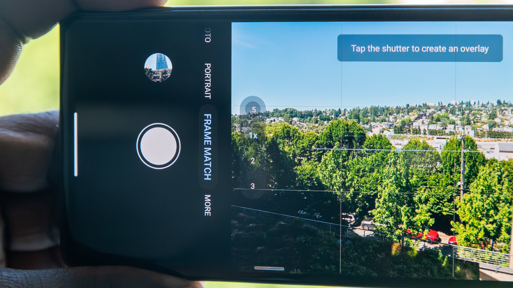Frame Match on the Motorola Razr Fold