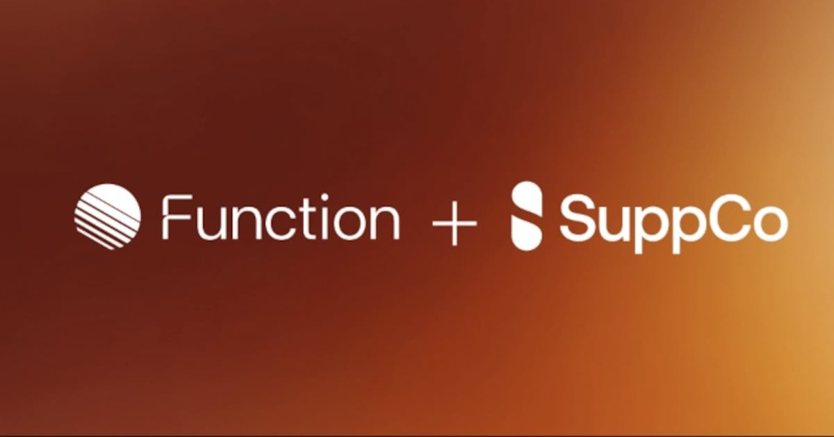 Function acquires SuppCo to connect supplement recommendations with health data