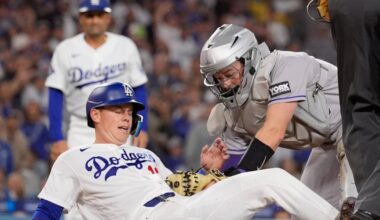 Los Angeles Dodgers C Will Smith sidelined longer as a nagging neck injury delays his return