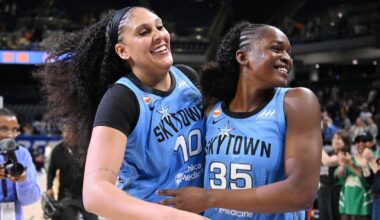 Kamilla Cardoso shoots 13 for 13 and scores 30 in WNBA-record shooting night as Sky beat Fire