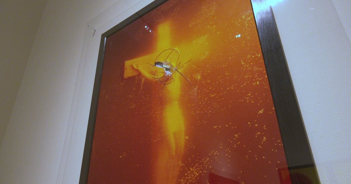 Artist calls controversial piece at Fredericton art gallery ‘religious work of art’ - CTV News