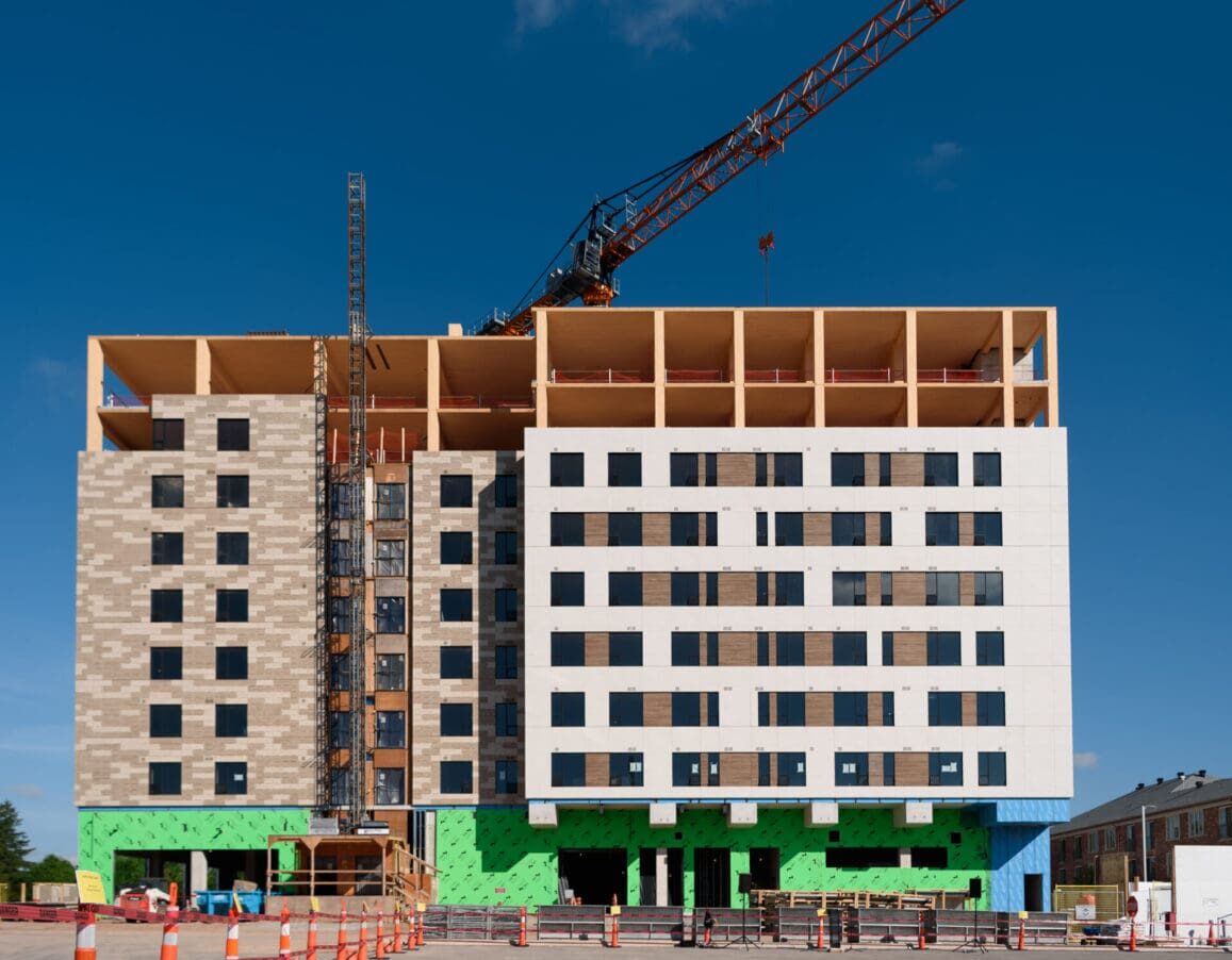 Construction Milestone at Basswood Senior Residences to build 198 units of affordable housing for Seniors