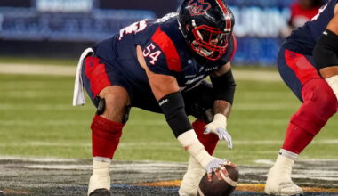 Montreal Alouettes place Justin Lawrence on six-game injured list