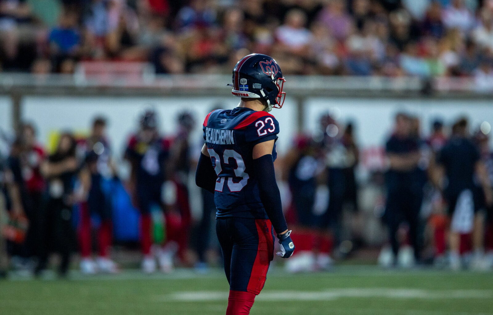 CFL fines Montreal Alouettes' Nate Beauchemin for low hit on Chad Kelly