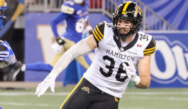 Ticats extend National linebacker Ryan Baker