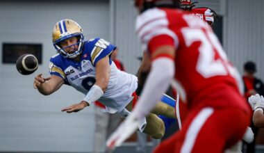 Winnipeg Blue Bombers top Calgary Stampeders 30-28