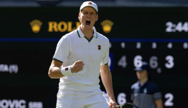 Top seed Sinner given serious fright on Centre Court - Wimbledon