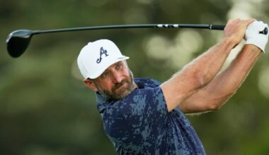 Dustin Johnson goes from 1 shot behind to scrambling to make the U.S. Open cut