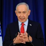 Israeli Prime Minister Benjamin Netanyahu speaks during a press conference, amid the U.S.-Israel conflict with Iran, in Jerusalem, March 19, 2026. REUTERS/Ronen Zvulun/Pool