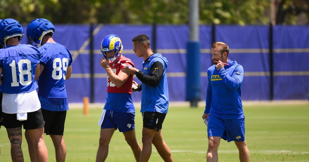 Nate Scheelhaase seeks to make most of big opportunity as Los Angeles Rams' offensive coordinator