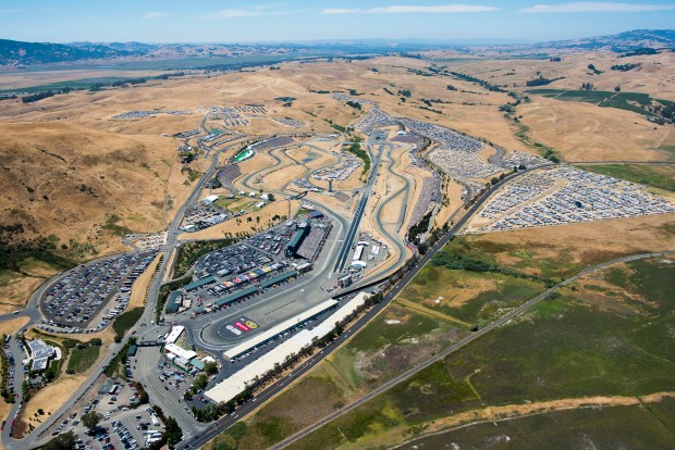 Here is an aerial photo of Sonoma Raceway before a NASCAR event in 2016. (Sonoma Raceway--Contributed)