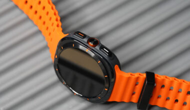 The Samsung Galaxy Watch Ultra introduces a third pusher-style button.