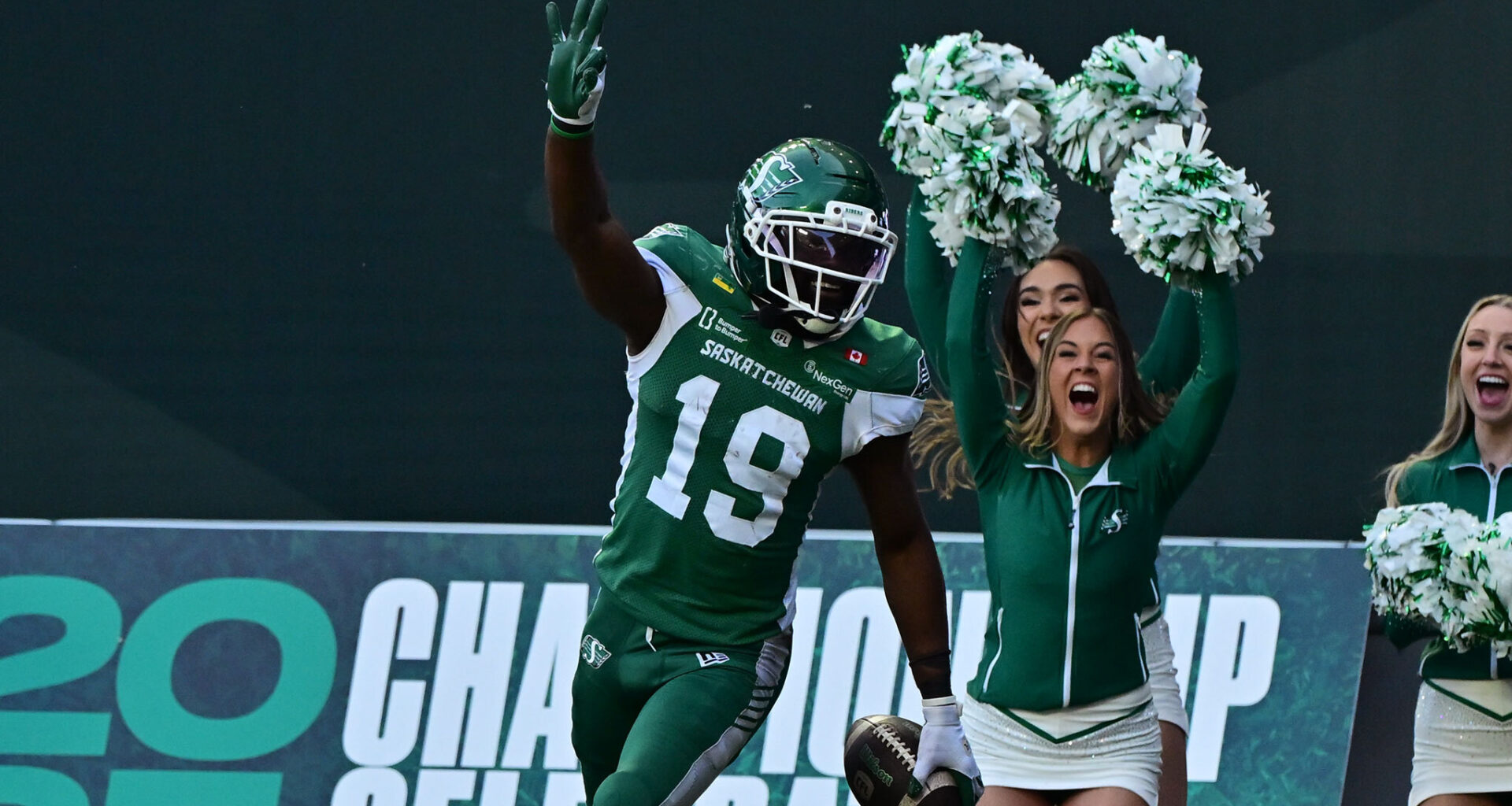Samuel Emilus' hat-trick of touchdowns leads Riders to win in opening game