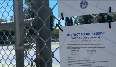 Tennis court reservation pilot draws mixed reviews