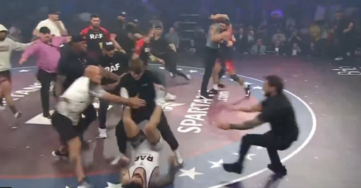 Khamzat Chimaev Pins Dillon Danis, Brawl Breaks Out