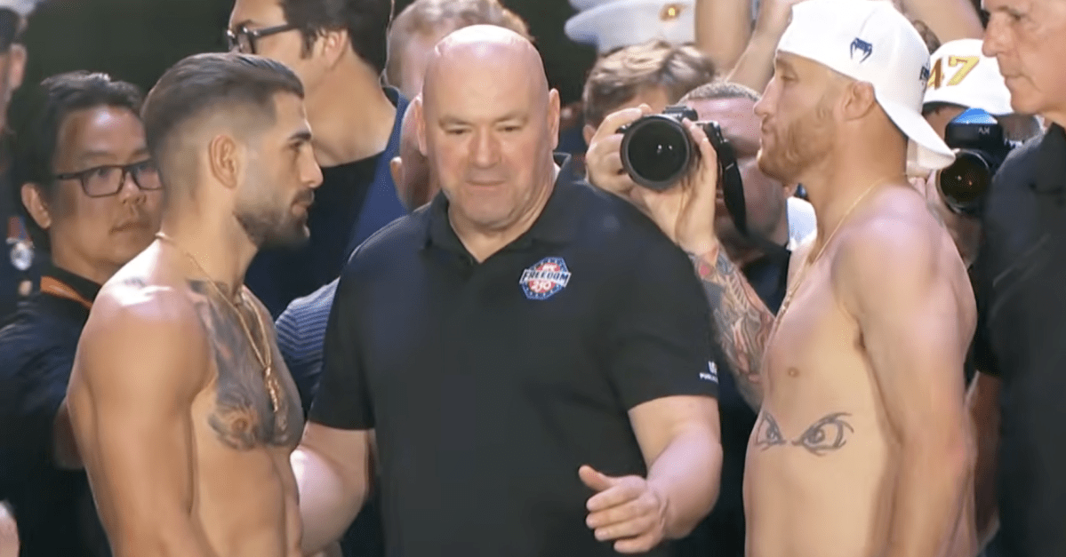 ‘I will take his ‘O’ from him’: Justin Gaethje vows to end Ilia Topuria’s undefeated run in final faceoff ahead of UFC White House