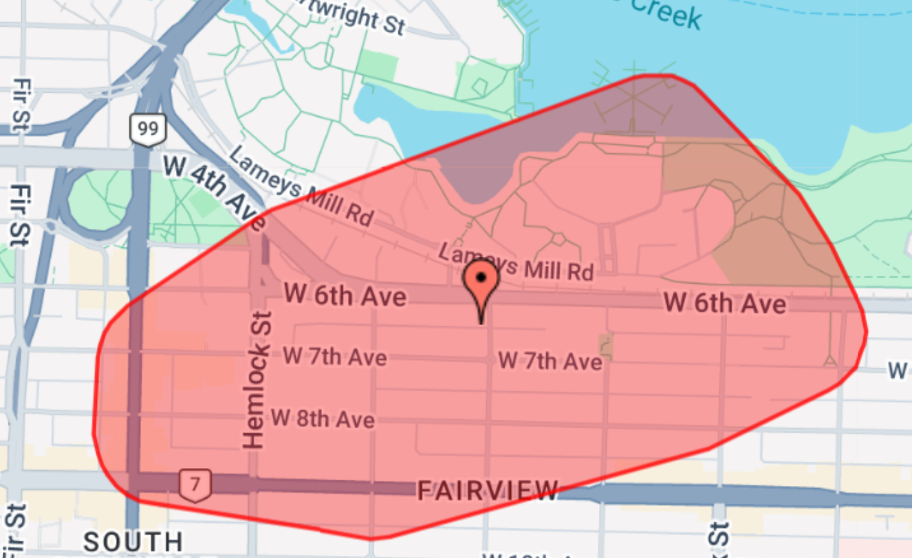 BC Hydro reports power outage for over 1,500 customers in Vancouver